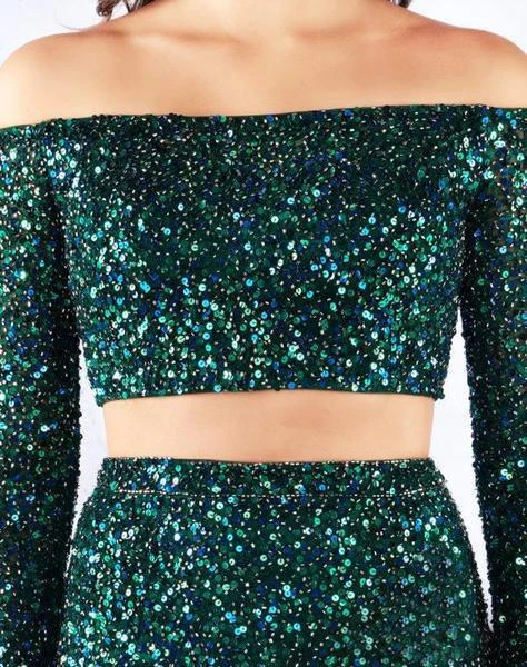 Cassandra Stone - 4831A Two Piece Bedazzled Off-Shoulder Sheath Dress 6 Cassandra Stone - 4831A Two Piece Bedazzled Off-Shoulder Sheath Dress