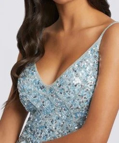 Cassandra Stone - 5015A Sequin Embellished Gown With Slit Formal Gowns 7 Cassandra Stone - 5015A Sequin Embellished Gown With Slit Formal Gowns
