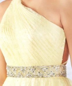 Cassandra Stone - 66859A Embellished One Shoulder A-line Dress Formal Gowns 7 Cassandra Stone - 66859A Embellished One Shoulder A-line Dress Formal Gowns