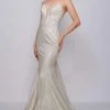 Cassandra Stone - 66918A Plunging Sweetheart Strapless Trumpet Gown Formal Gowns