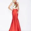 Cassandra Stone - 77408A Two Piece Rose Embroidered Mermaid Gown Formal Gowns