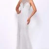 Formal Gowns Cassandra Stone - 77571A Embellished Illusion Halter Trumpet Dress 1 Formal Gowns Cassandra Stone - 77571A Embellished Illusion Halter Trumpet Dress