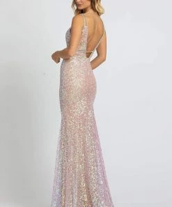 Formal Gowns Cassandra Stone - 77754A Shimmering Sequined Long Sheath Dress 6 Formal Gowns Cassandra Stone - 77754A Shimmering Sequined Long Sheath Dress