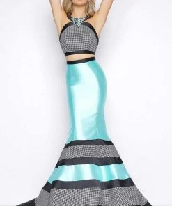 Formal Gowns Cassandra Stone - Two Sleeve Dress Style 65913A