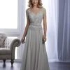 Christina Wu Elegance - 17849 Beaded Lace Illusion Bateau Gown