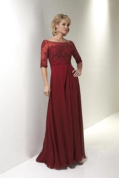 Formal Gowns Christina Wu Elegance - Beaded Lace Illusion Bateau Dress 17767 - 1 Pc Claret In Size 6 Available 6 Formal Gowns Christina Wu Elegance - Beaded Lace Illusion Bateau Dress 17767 - 1 Pc Claret In Size 6 Available