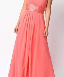 Cinderella Divine - 1491 Floral Applique Sweetheart Long Dress