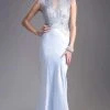 Cinderella Divine - 5297 Bead Embellished Bateau Mermaid Gown