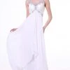 Formal Gowns Cinderella Divine - 57 Sleeveless Beaded Illusion Scoop A-Line Dress