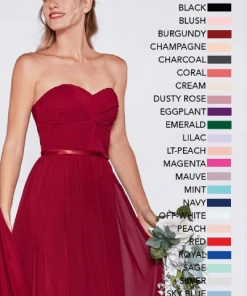 Cinderella Divine - 7455 Strapless Sweetheart Chiffon A-Line Dress Formal Gowns 22 Cinderella Divine - 7455 Strapless Sweetheart Chiffon A-Line Dress Formal Gowns