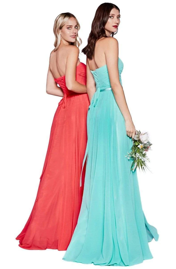 Cinderella Divine - 7455 Strapless Sweetheart Chiffon A-Line Dress Formal Gowns 4 Cinderella Divine - 7455 Strapless Sweetheart Chiffon A-Line Dress Formal Gowns