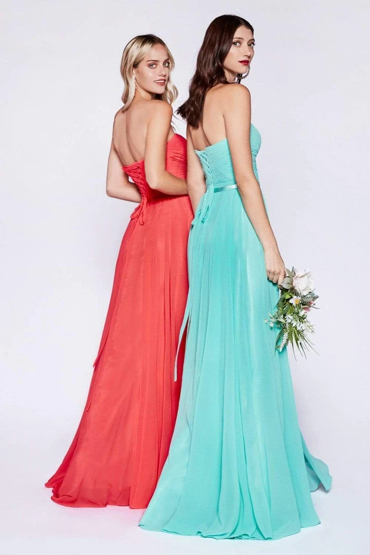 Cinderella Divine - 7455 Sweetheart Neckline Chiffon A-Line Dress Formal Gowns 9 Cinderella Divine - 7455 Sweetheart Neckline Chiffon A-Line Dress Formal Gowns