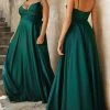 Formal Gowns Cinderella Divine - 7485 Long Satin A-Line Gown 2 Formal Gowns Cinderella Divine - 7485 Long Satin A-Line Gown