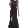 Cinderella Divine - 954 Beaded Lace Gathered Dress