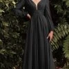 Cinderella Divine - Bishop Sleeve Chiffon Evening Dress CD0192 Formal Gowns