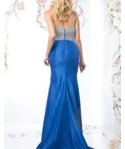 Formal Gowns Cinderella Divine - C1888 Beaded High Halter Mermaid Gown 13 Formal Gowns Cinderella Divine - C1888 Beaded High Halter Mermaid Gown