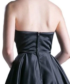 Cinderella Divine - CA317 Beaded Strapless Satin Ballgown Formal Gowns 7 Cinderella Divine - CA317 Beaded Strapless Satin Ballgown Formal Gowns