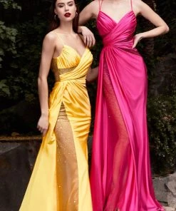 Cinderella Divine CDS410 - Beaded Illusion Prom Dress 11 Cinderella Divine CDS410 - Beaded Illusion Prom Dress