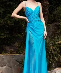 Cinderella Divine CDS410 - Beaded Illusion Prom Dress 10 Cinderella Divine CDS410 - Beaded Illusion Prom Dress