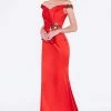 Cinderella Divine - CH520 Floral Embroidered V-Neck Evening Dress Formal Gowns