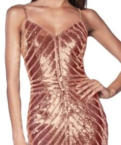 Cinderella Divine - CK848 Bedazzled V-neck Mermaid Dress Formal Gowns 7 Cinderella Divine - CK848 Bedazzled V-neck Mermaid Dress Formal Gowns