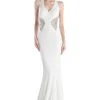 Formal Gowns Cinderella Divine - CR743 Form Fitting Long Trumpet Dress