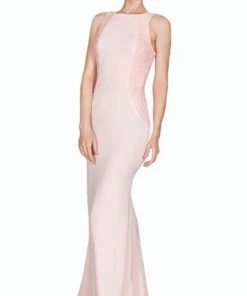 Cinderella Divine - Embellished Bateau Neck Fitted Dress