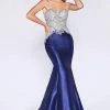Cinderella Divine - 84099 Embellished Strapless Mermaid Evening Gown