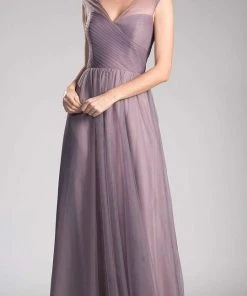 Formal Gowns Cinderella Divine - ET320 Sleeveless Pleated Top A-Line Gown 44 Formal Gowns Cinderella Divine - ET320 Sleeveless Pleated Top A-Line Gown