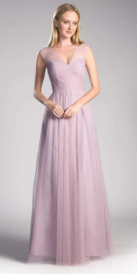 Formal Gowns Cinderella Divine - ET320 Sleeveless Pleated Top A-Line Gown 19 Formal Gowns Cinderella Divine - ET320 Sleeveless Pleated Top A-Line Gown
