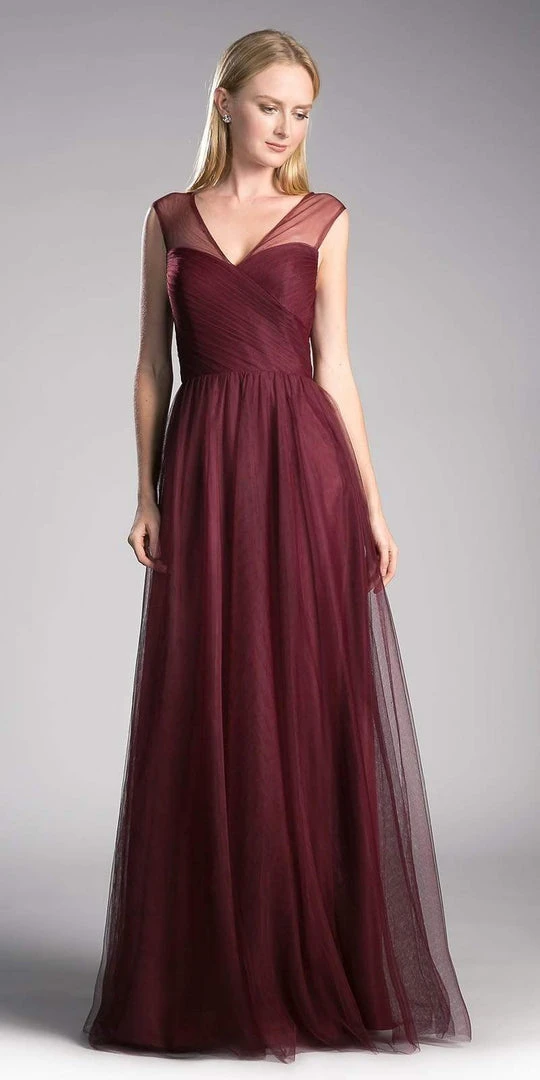 Formal Gowns Cinderella Divine - ET320 Sleeveless Pleated Top A-Line Gown 15 Formal Gowns Cinderella Divine - ET320 Sleeveless Pleated Top A-Line Gown