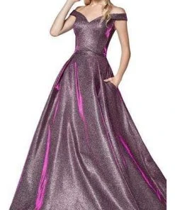 Cinderella Divine - Glitter Off-Shoulder Ballgown CB0036