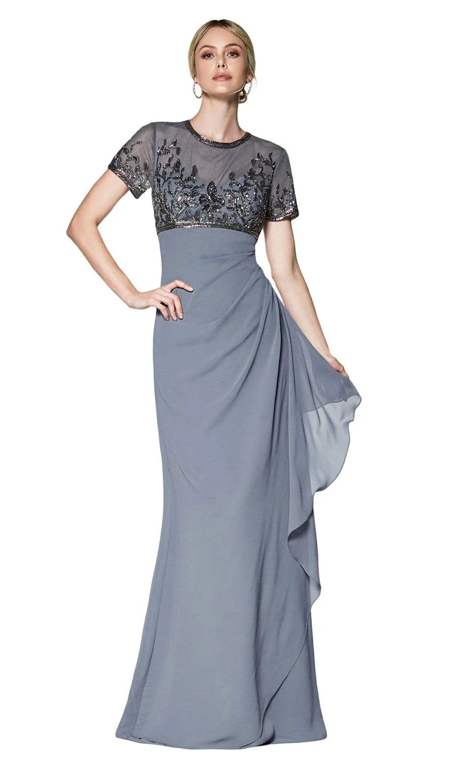 Cinderella Divine - J0295 Vine Embroidered Jewel Dress Mother Of The Bride 5 Cinderella Divine - J0295 Vine Embroidered Jewel Dress Mother Of The Bride
