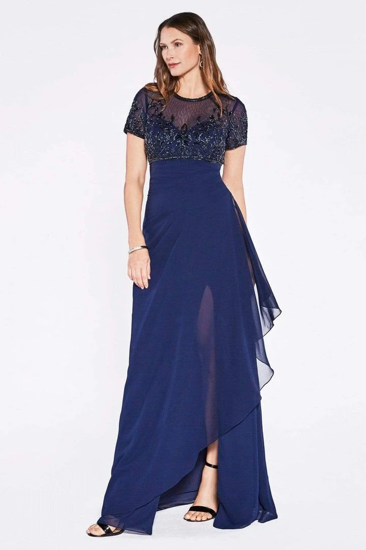 Cinderella Divine - J0295 Vine Embroidered Jewel Dress Mother Of The Bride 3 Cinderella Divine - J0295 Vine Embroidered Jewel Dress Mother Of The Bride