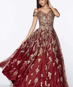 Cinderella Divine - KV1034 Beaded Lace Sweetheart Ballgown Formal Gowns 10 Cinderella Divine - KV1034 Beaded Lace Sweetheart Ballgown Formal Gowns