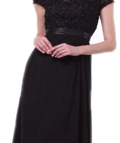 Cinderella Divine - Lace Bateau Neck Sheath Dress