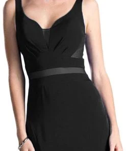 Cinderella Divine - Mock Two Piece Ruffled Sheath Dress Formal Gowns 9 Cinderella Divine - Mock Two Piece Ruffled Sheath Dress Formal Gowns