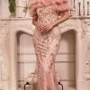 Formal Gowns Cinderella Divine - Ruffled Off Shoulder Prom Dress J818 1 Formal Gowns Cinderella Divine - Ruffled Off Shoulder Prom Dress J818