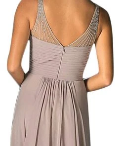 Formal Gowns Cinderella Divine - Strapless Crisscrossed Bodice A-Line Long Formal Gown 11 Formal Gowns Cinderella Divine - Strapless Crisscrossed Bodice A-Line Long Formal Gown