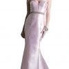 Formal Gowns Cinderella Divine - Strapless Plunging Sweetheart Jeweled Mermaid Gown