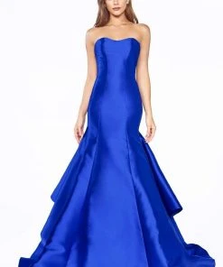 Cinderella Divine - Strapless Sweetheart Layered Trumpet Dress