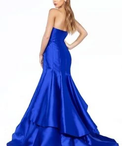 Cinderella Divine - Strapless Sweetheart Layered Trumpet Dress 9 Cinderella Divine - Strapless Sweetheart Layered Trumpet Dress