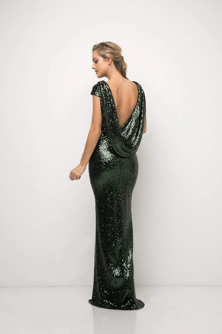 Cinderella Divine - UV003 Allover Sequin Gown Back Mermaid Gown Formal Gowns 8 Cinderella Divine - UV003 Allover Sequin Gown Back Mermaid Gown Formal Gowns