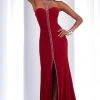 Formal Gowns Clarisse - 2797 Bejeweled Halter Sheath Dress 1 Formal Gowns Clarisse - 2797 Bejeweled Halter Sheath Dress