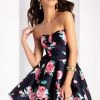 Cocktail Dresses Clarisse - 3028 Floral Printed A-line Dress