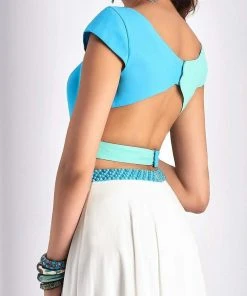 Clarisse - 3070 Two-Piece Colorblock Evening Gown