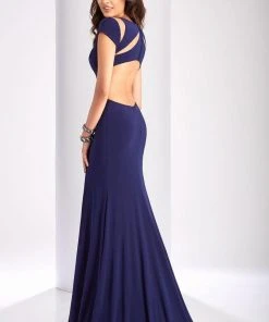 Clarisse - 3089 Sheer Cutout Evening Gown