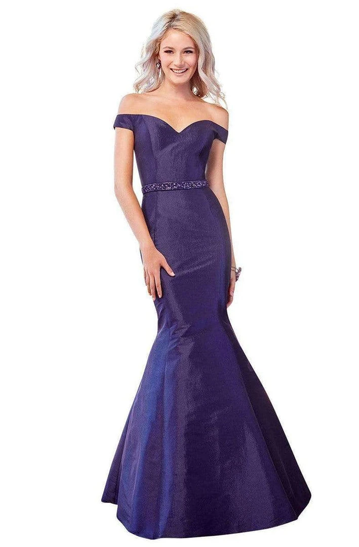 Formal Gowns Clarisse - 3443 Off Shoulder Taffeta Mermaid Gown 3 Formal Gowns Clarisse - 3443 Off Shoulder Taffeta Mermaid Gown