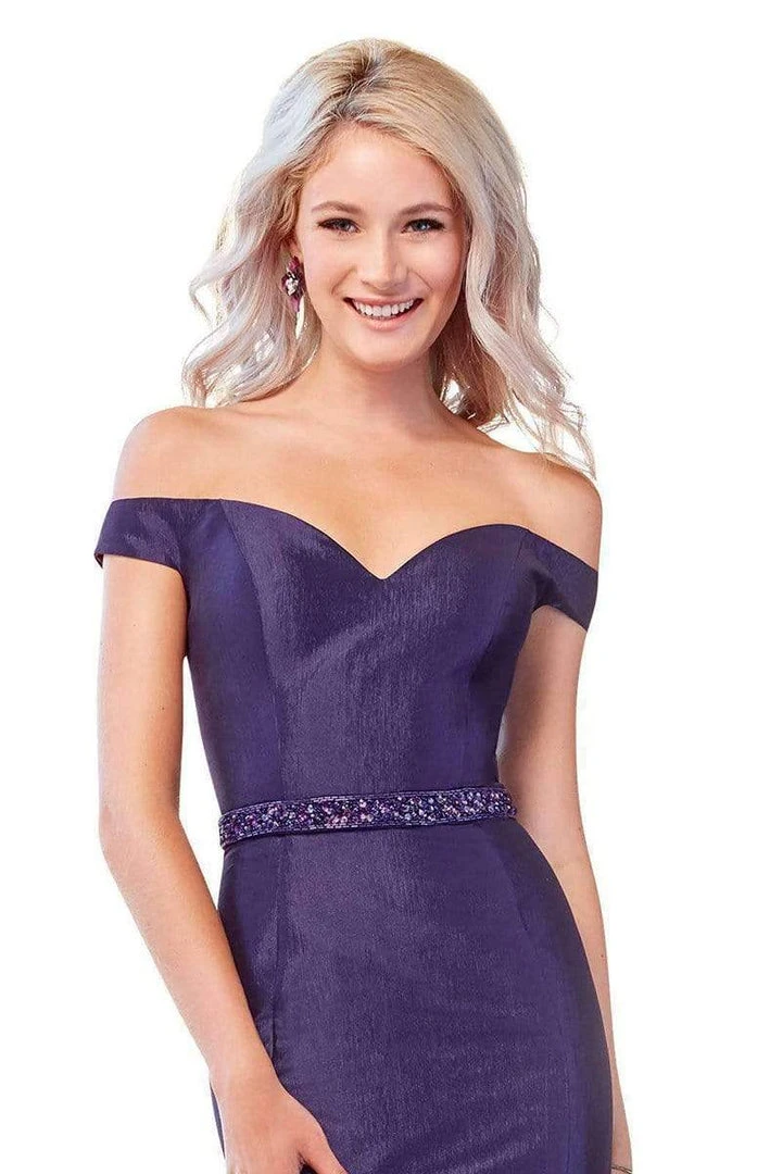 Formal Gowns Clarisse - 3443 Off Shoulder Taffeta Mermaid Gown 4 Formal Gowns Clarisse - 3443 Off Shoulder Taffeta Mermaid Gown