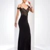 Formal Gowns Clarisse - 3544 Sheer Off-Shoulder Fitted Gown 1 Formal Gowns Clarisse - 3544 Sheer Off-Shoulder Fitted Gown